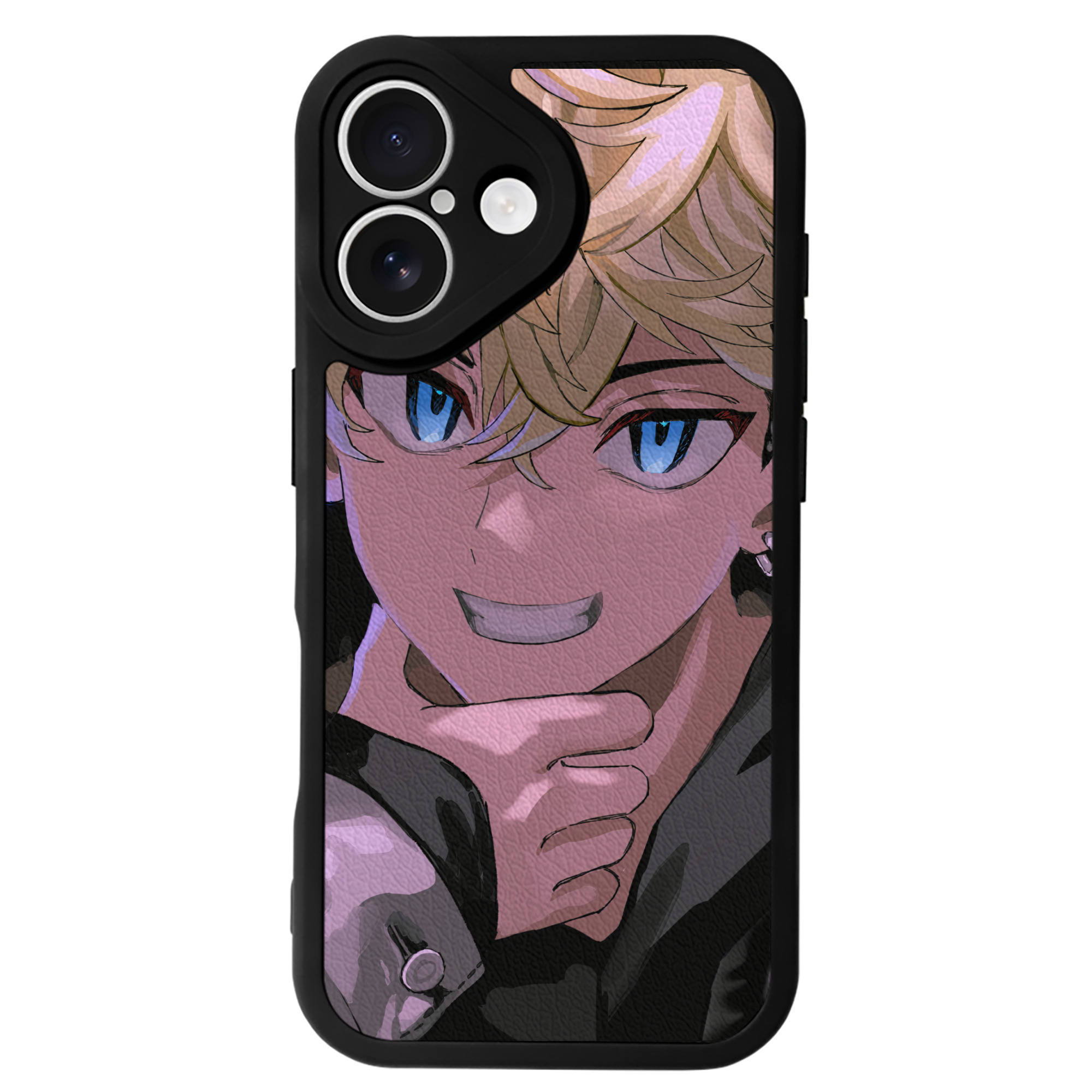 （画像用） 東京リベンジャーズ Tokyo Revengers 【iPhone 16シリーズ対応】シリコンスマホケース（レザー調） 材質：シリコン